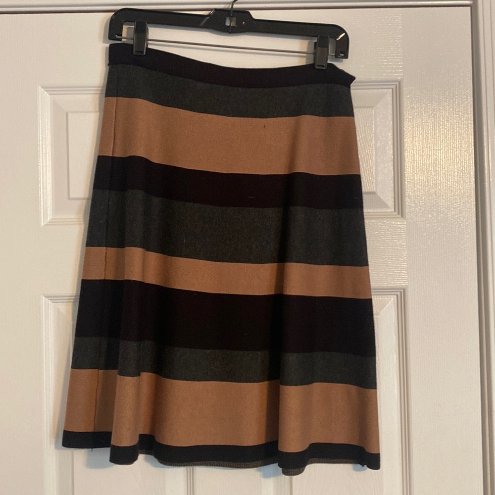 Striped sweater skirt